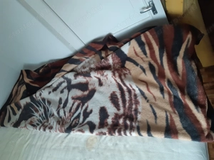 Tigris mintás ágytakaró pléd 220x200cm - kép 6