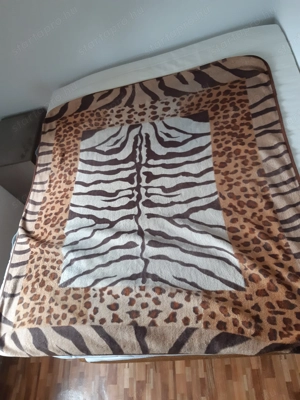 Tigris mintás ágytakaró pléd 160x200cm