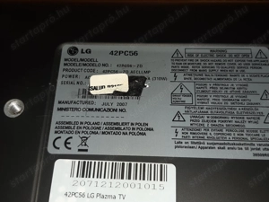 LG 42PC56 plazma TV 107cm működő - kép 5