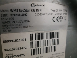Baunecht WMT Ecostar 732Di N automata mosógép jól működő - kép 13