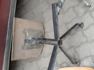 Műhelyszék forgószék magasság állítható szépség hibás - kép 5