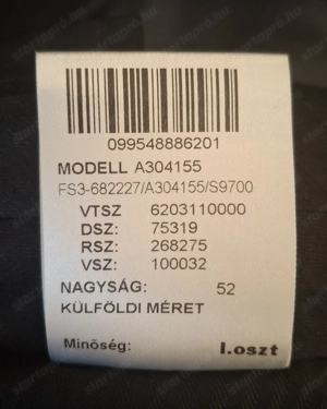 Férfi öltöny szett (új, Styl, 3 részes, 1. osztályú minőség) - kép 5