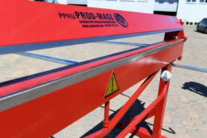 Professzionális kézi lemezhajlító  ZGR 2140 0.8 145  T  Bádogos élhajlító - kép 9