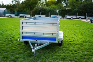 Új billenős utánfutó (250x135cm) - dupla oldalfal magasítóval - akciósan bruttó 598.000 Ft - kép 4