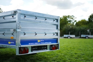 Új billenős utánfutó (250x135cm) - dupla oldalfal magasítóval - akciósan bruttó 598.000 Ft - kép 5