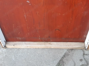 93x202cm bejárati ajtó tokkal jobbos kitekintő kis ablakkal - kép 5