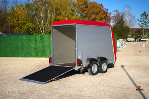 Új Böckmann dobozos motorszállító utánfutó (2700kg) most akciósan bruttó 4.090.000 Ft - kép 2