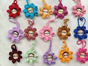 Egyedi, kézzel horgolt díszek és figurák   Akár 700 Ft-tól! - kép 2