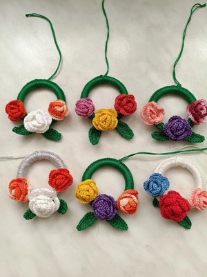 Egyedi, kézzel horgolt díszek és figurák   Akár 700 Ft-tól! - kép 8