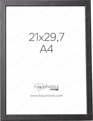 Képkeret A4 fa és üveg  21x29,7 új bontatlan