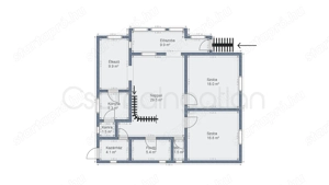 Egyházaskesző - 1990-ben épült 4 szoba nappalis ház eladó - kép 10