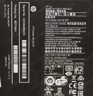 HP ProDesk 400 G6 SFF i5 - kép 5