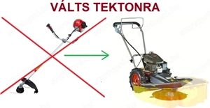 6,5 LE-S Dakr Tekton L196 magasgaz-kaszáló ipari kivitelű önjáró gép. Ár: 350.000 Ft.+Áfa - kép 6