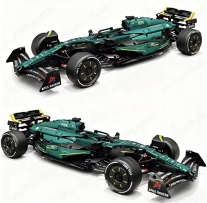 Lego komp. Technic 42206 422  Aston Martin Aramco AMR25 1:8 F1 autó 1912db metálzöld ÚJ - kép 6