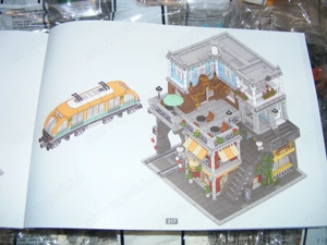 Lego komp. Creator Icons Burger Shop és metró moduláris ház 3290db Lepin ÚJ - kép 11
