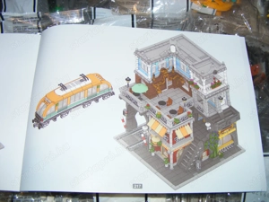 Lego komp. Creator Icons Burger Shop és metró moduláris ház 3290db Lepin ÚJ - kép 3