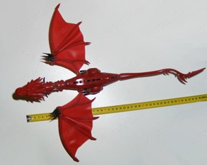 Lego Gyűrűk Ura Hobbit Smaug nagy sárkány 40cm ÚJ - kép 2