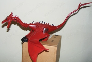Lego Gyűrűk Ura Hobbit Smaug nagy sárkány 40cm ÚJ - kép 4