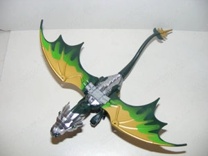 Lego Castle Lovag Vár Zöld Páncélos sárkány 33cm  ÚJ - kép 2