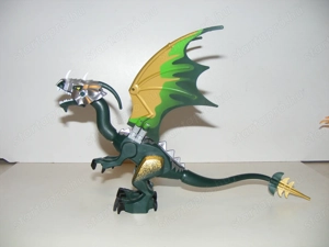 Lego Castle Lovag Vár Zöld Páncélos sárkány 33cm  ÚJ - kép 12