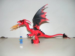 Lego Castle Lovag Vár Piros sárkány 33cm ÚJ - kép 3