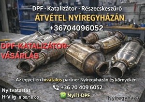 #Katalizátor Részecskeszűrő #DPF Vásárlás Nyíregyháza - kép 2