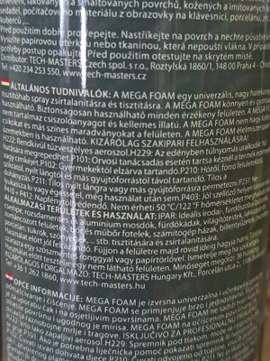 Mindent tisztító hab! 