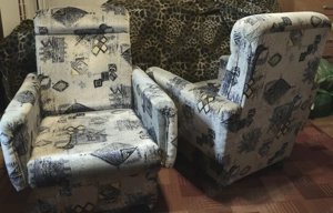 Eladó 2 db görgős plüssfotel, használt, de jó állapotban, Dunakeszin - kép 2