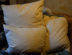 Eladó 3 db felújított tollpárna. (50x90 cm). Dunakeszin - kép 2