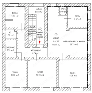 Eladó Bp.,16.ker.Sashalmon tágas,napfényes, 5 szobás családi otthon, saját garázzsal,kertrésszel - kép 8