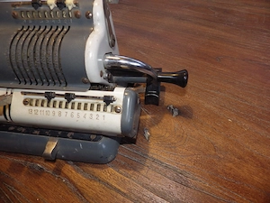 Calcorex Retro Régi számológép.  Siófok   - kép 3