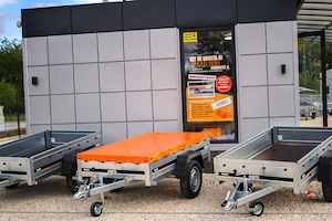 Új 2x1m-es utánfutó síkponyvával most 388.000 Ft helyett 348.000 Ft - kép 6