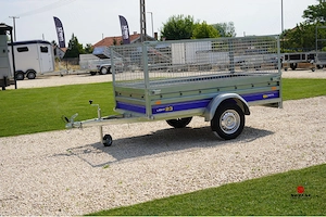 Új billenős utánfutó (230x130cm) rácsos magasítóval 638.000 Ft helyett 608.000 Ft - kép 4