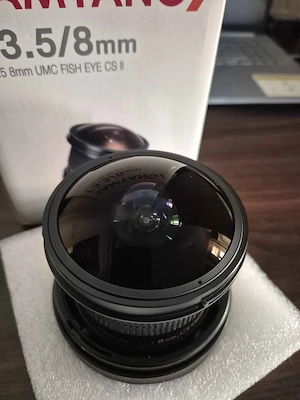 Samyang F3.5 8mm UMC Fish eye cs II objektiv elado - kép 3