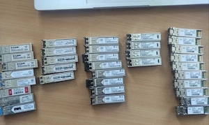SFP modules copper and fiber           , Cisco, D-link, Finistar