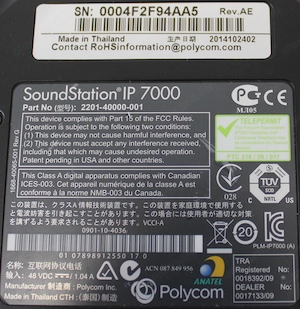 IP Telefon Polycom SoundStation IP 7000 - kép 5