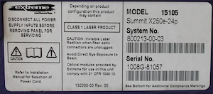 Extreme Networks Summit X250e-24p - kép 5
