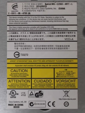 Switch Cisco Catalyst 2960 - kép 3