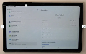 Samsung Galaxy Tab A7 SM-T500 32GB - kép 5
