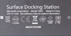 Microsoft Surface Docking Station 1664 dokkoló állomás - kép 5