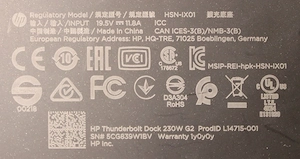 HP G2 HSN-IX01 dokkoló állomás - kép 5