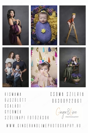 Természetes, letisztult kismama, újszülött és családi fotózás Budapesten.