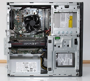 PC HP EliteDesk 800 G3 i5-7500 16GB 256SSD+2TB HDD GeForce GTX 1080 FH - kép 4