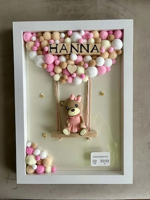 Pompon Memories   egyedi, kézzel készült névre szóló pompon dekoráció - kép 2