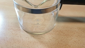 4 személyes kávékiöntő üveg edény eladó - kép 2