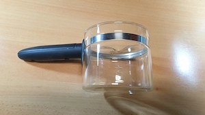 4 személyes kávékiöntő üveg edény eladó - kép 4