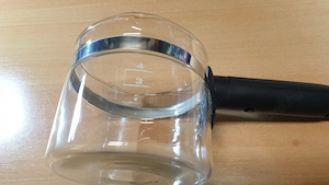 4 személyes kávékiöntő üveg edény eladó - kép 6