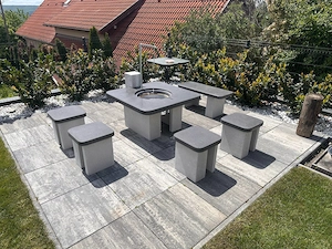 Minimál műkő szalonnasütő bográcsozó - kép 5