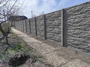 Betonkerítés építése