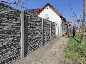 Betonkerítés építése - kép 2